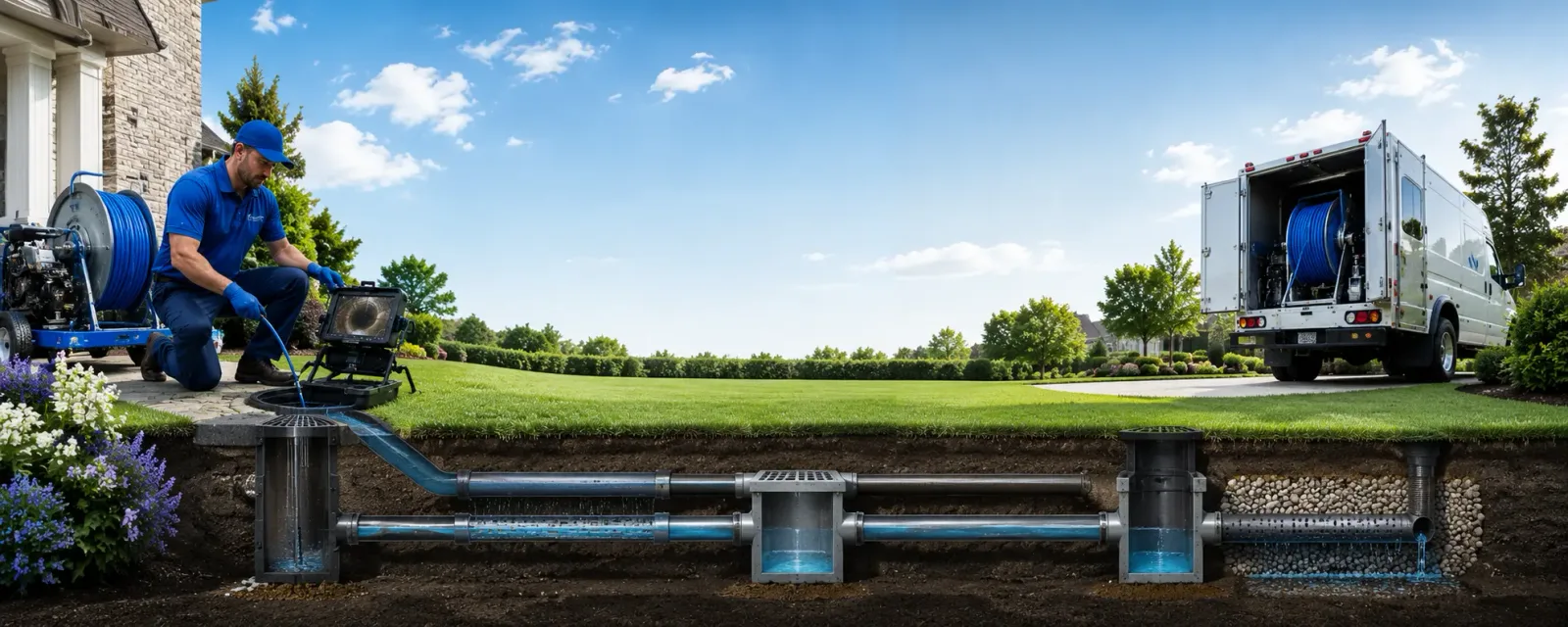 Outdoor drain cleaning information for Genoa, WI